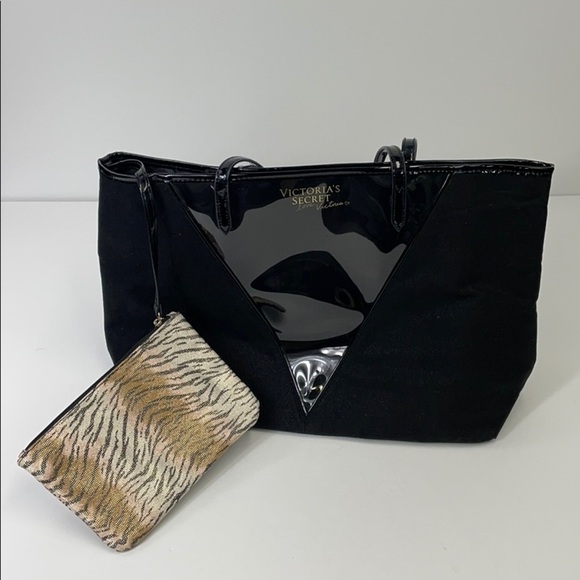 Victoria's Secret Handbags - Victorias secret tote bag w/attached make up bag